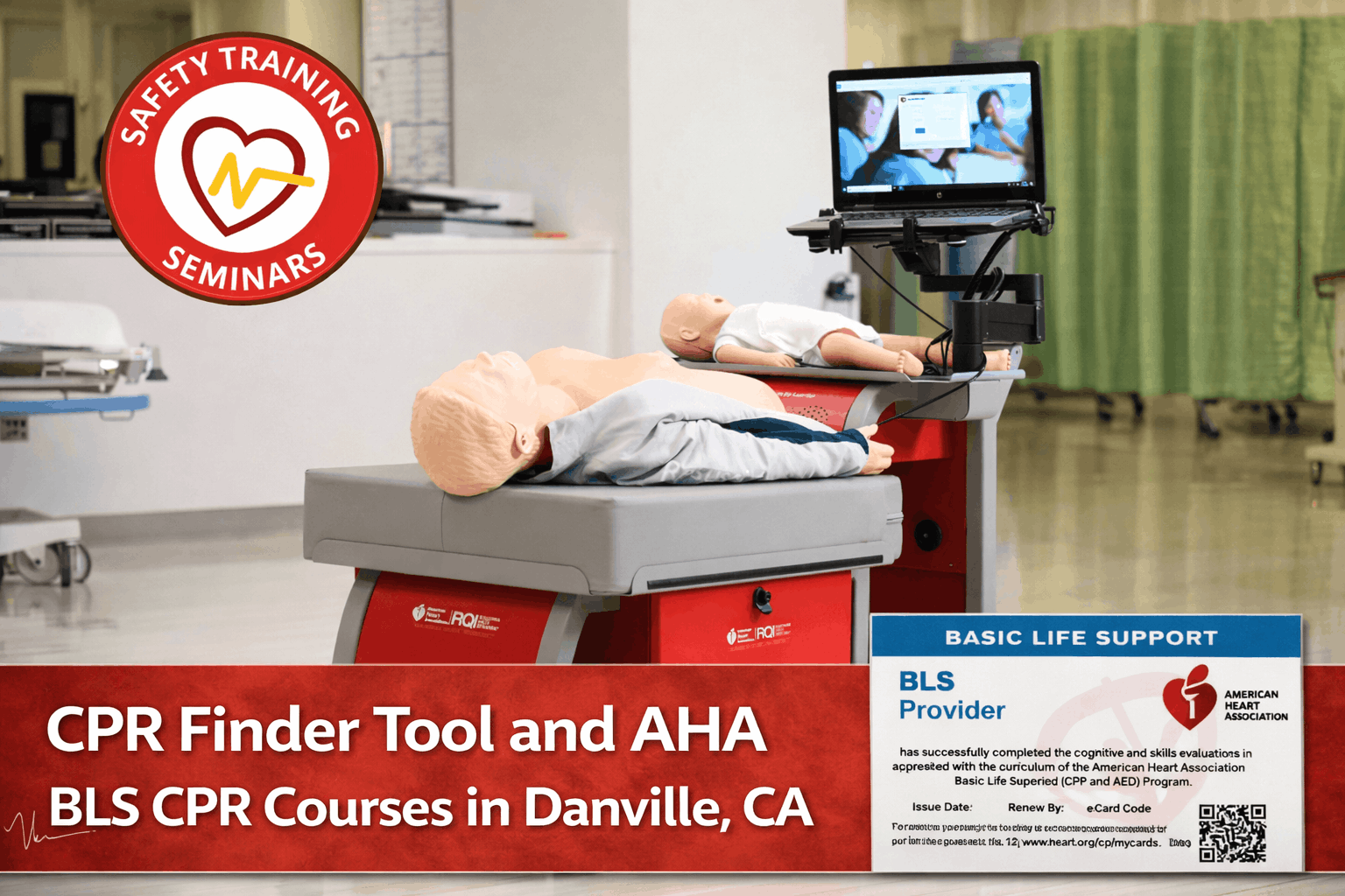 CPR Finder Tool and AHA BLS CPR Courses in Danville, CA