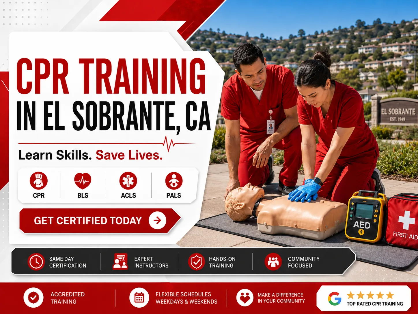 PALS pediatric advanced life support training in El Sobrante, CA